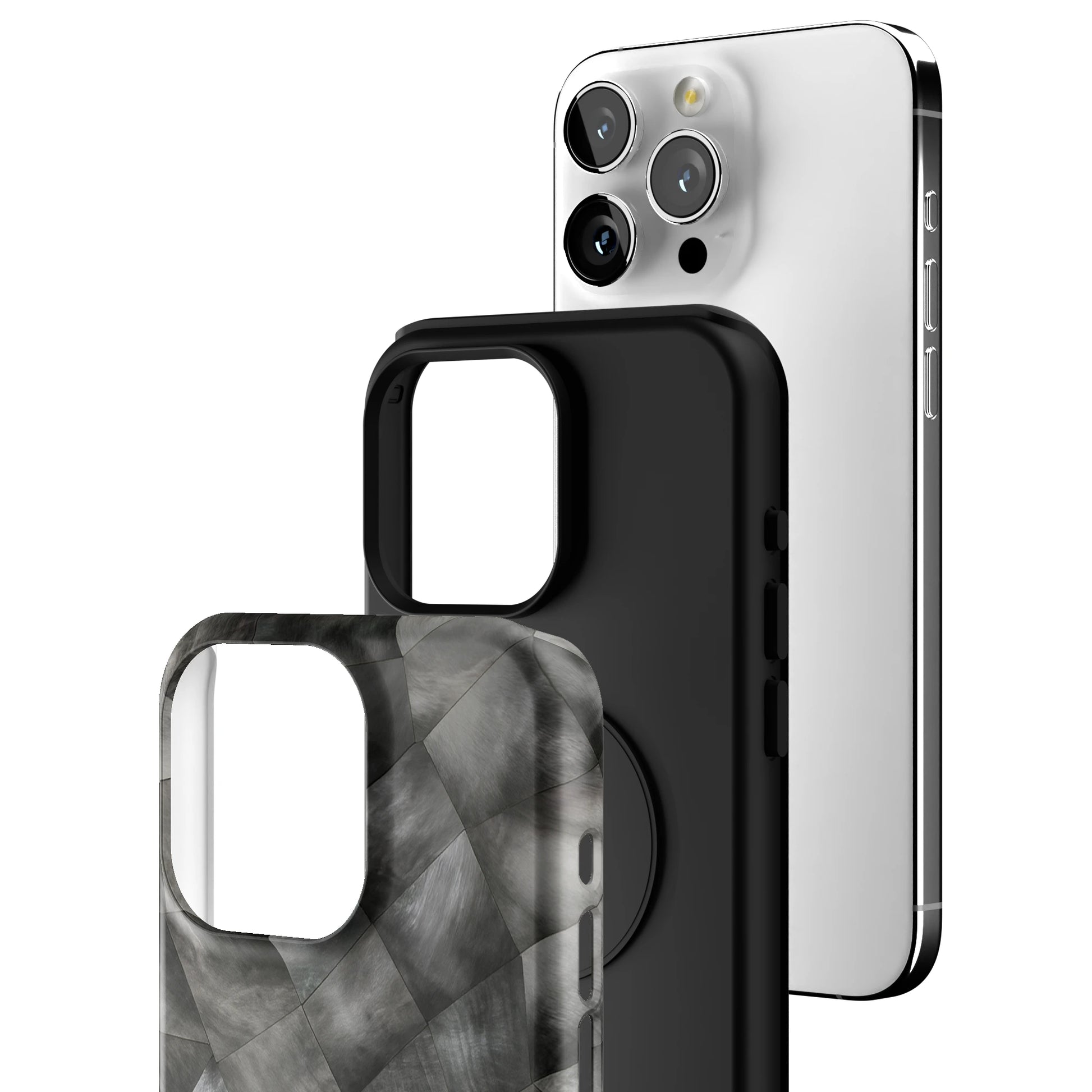Smoke Quilt iPhone Case gallery - Iphone_15_Pro_Max_3