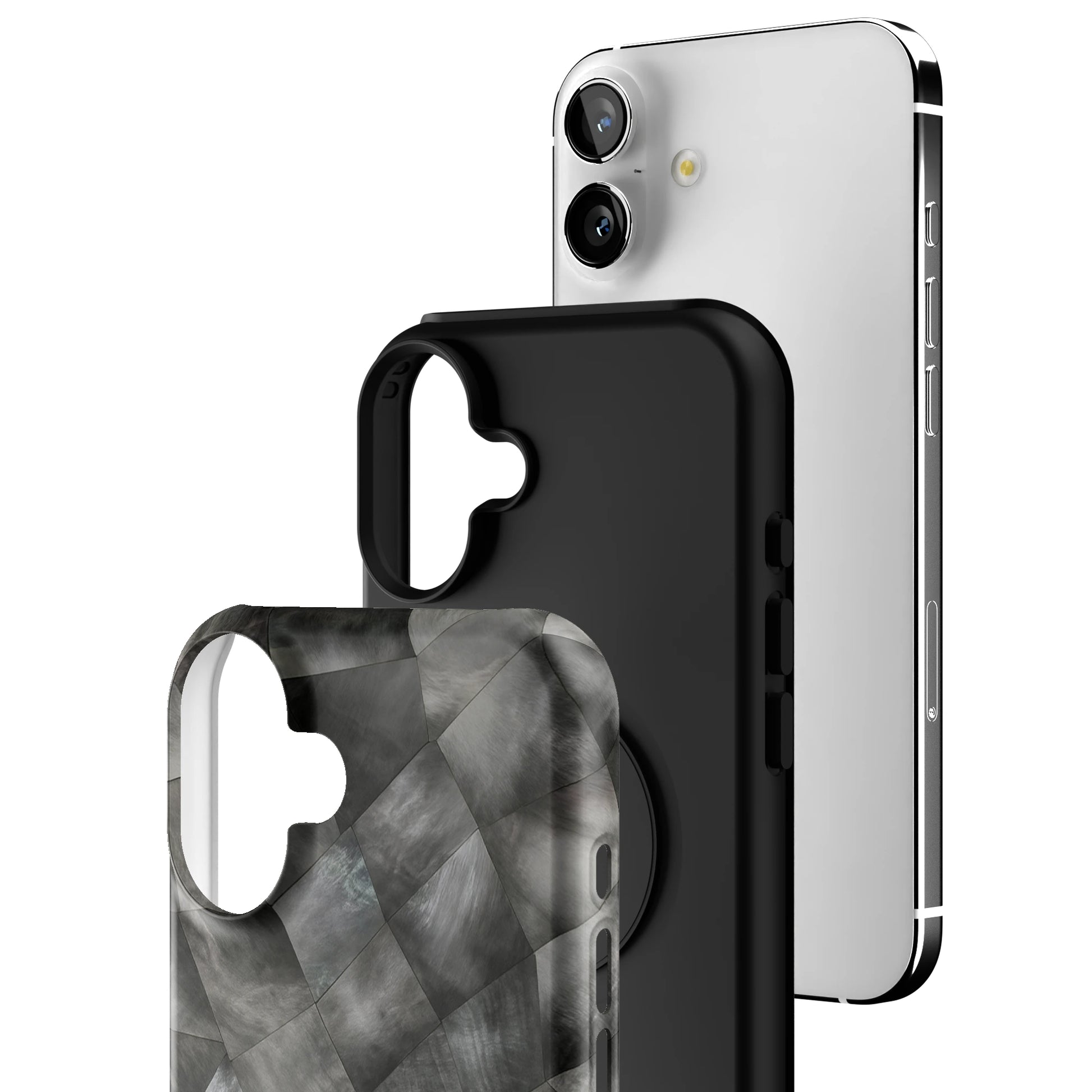 Smoke Quilt iPhone Case gallery - Iphone_16_Mini_Air_Plus_3