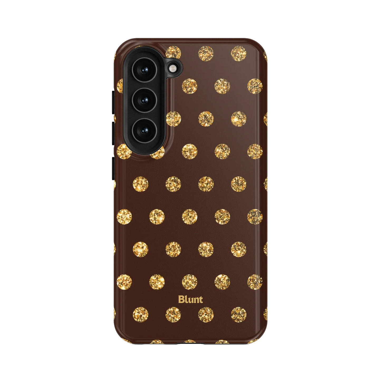Gold Polka Samsung Case