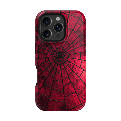 Crimson Web iPhone Case