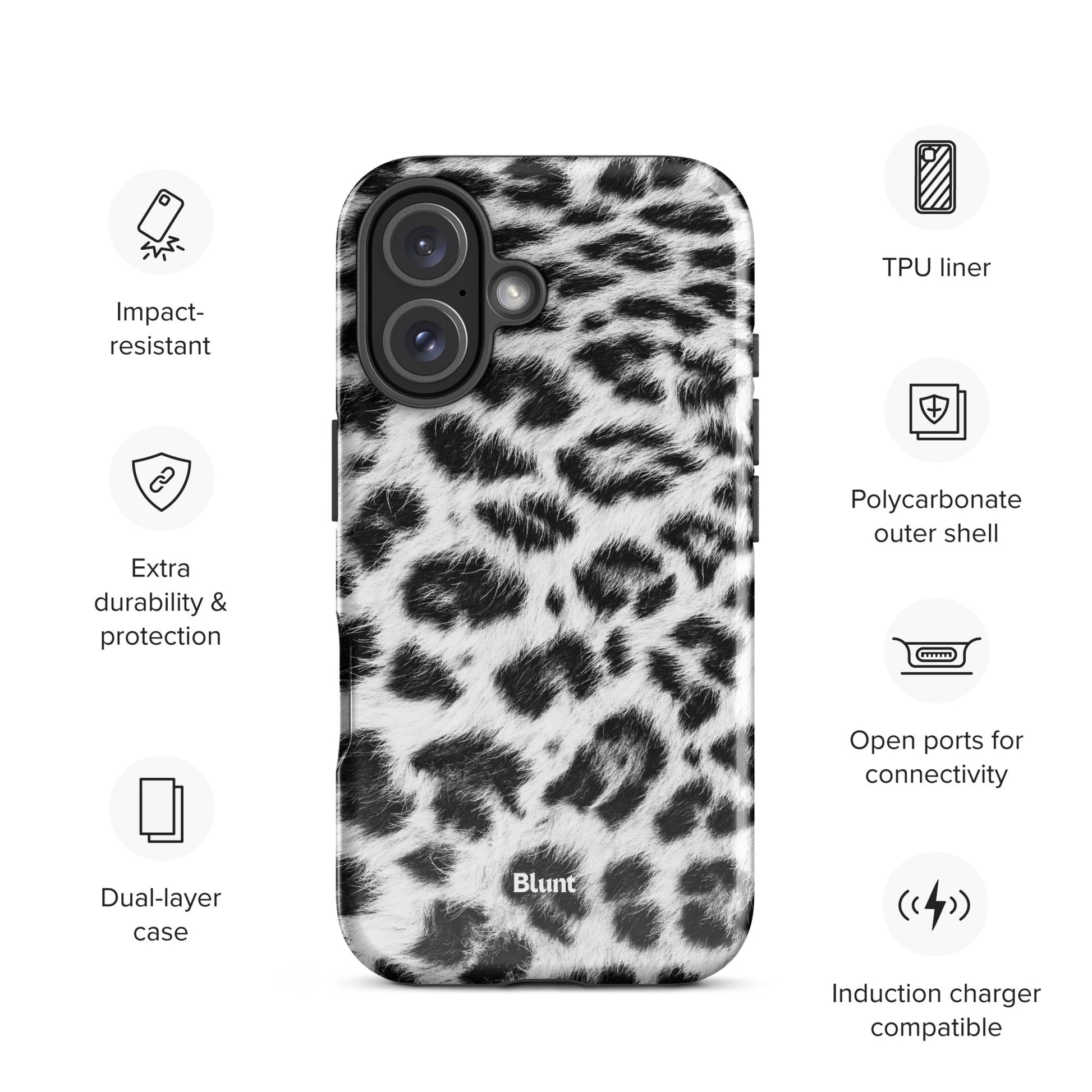 Snow Leopard iPhone Case - blunt cases