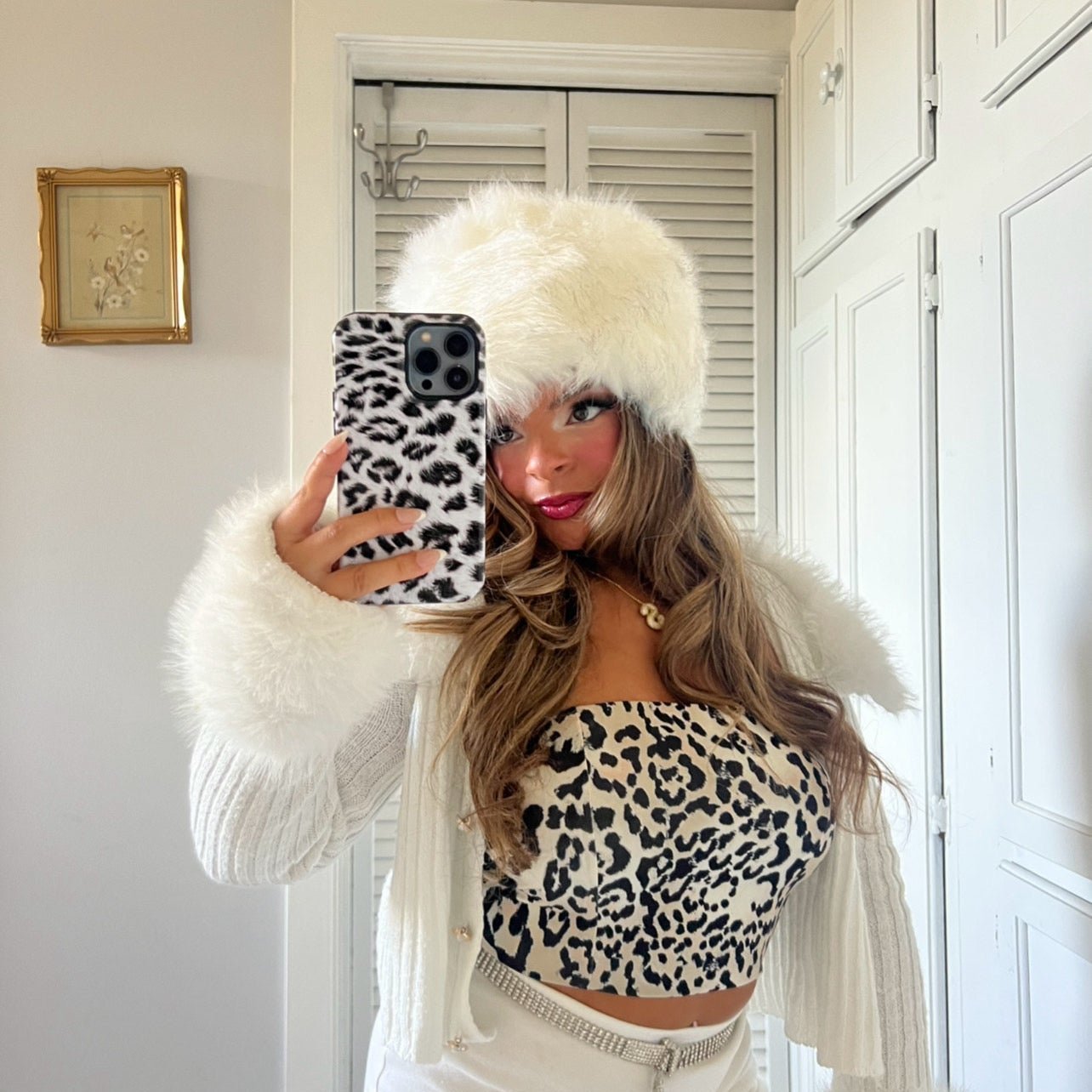 Snow Leopard iPhone Case - blunt cases