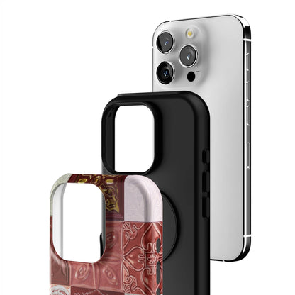 Checkered-Rouge-iphone-case-iPhone 16 Pro-3