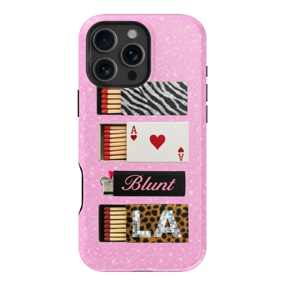 Baby Pink Match iPhone Case