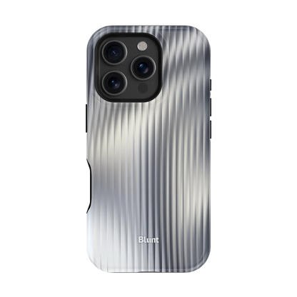 Silver Pulse iPhone Case