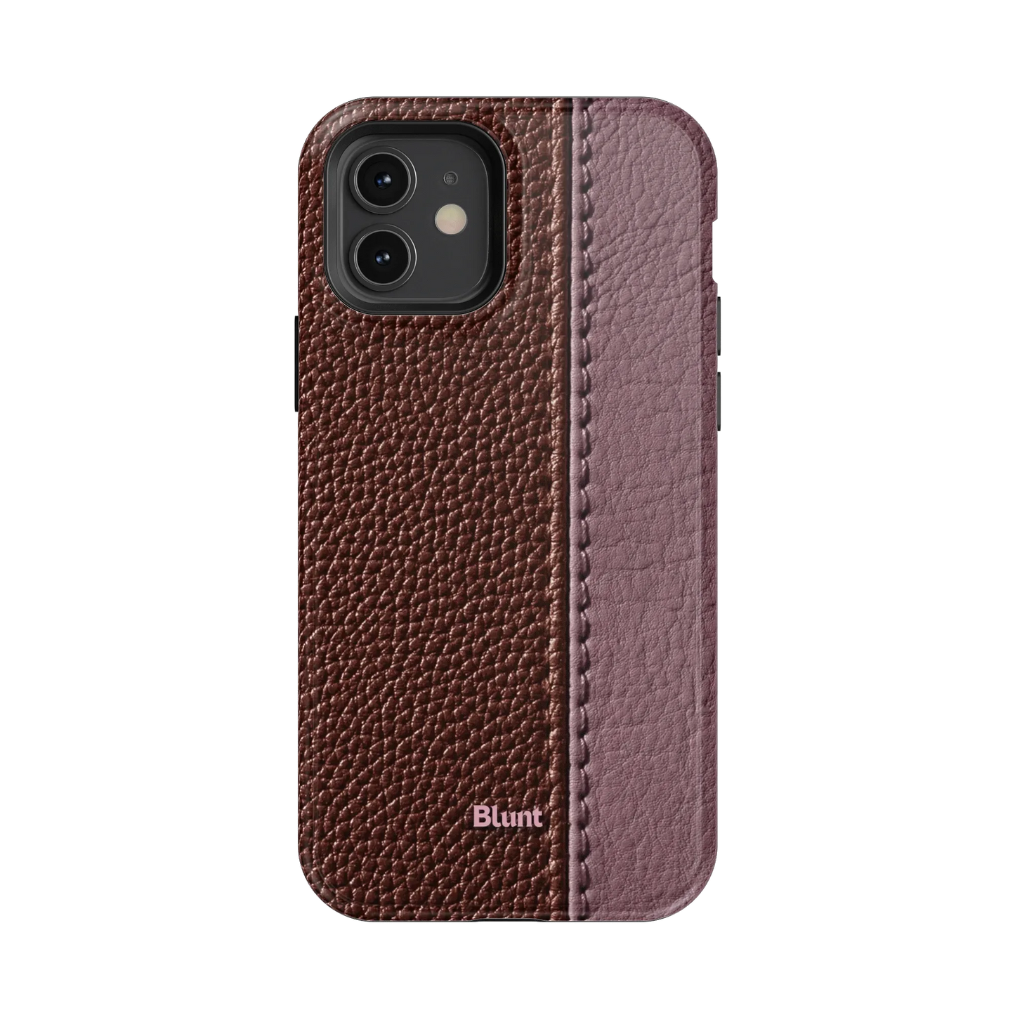 Maroon Grain iPhone Case