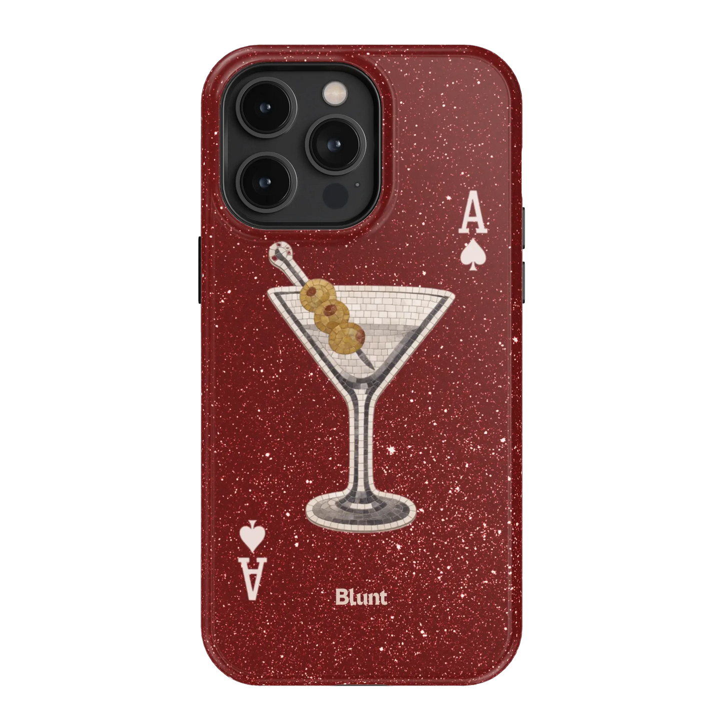 Red Dirty Martini iPhone Case