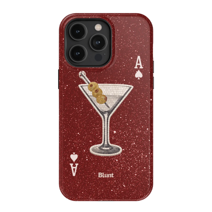 Red Dirty Martini iPhone Case