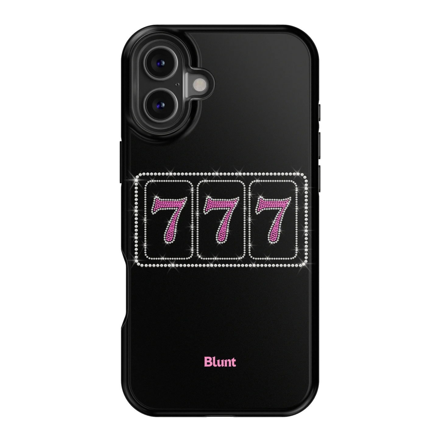Pink Lucky 777 iPhone Case