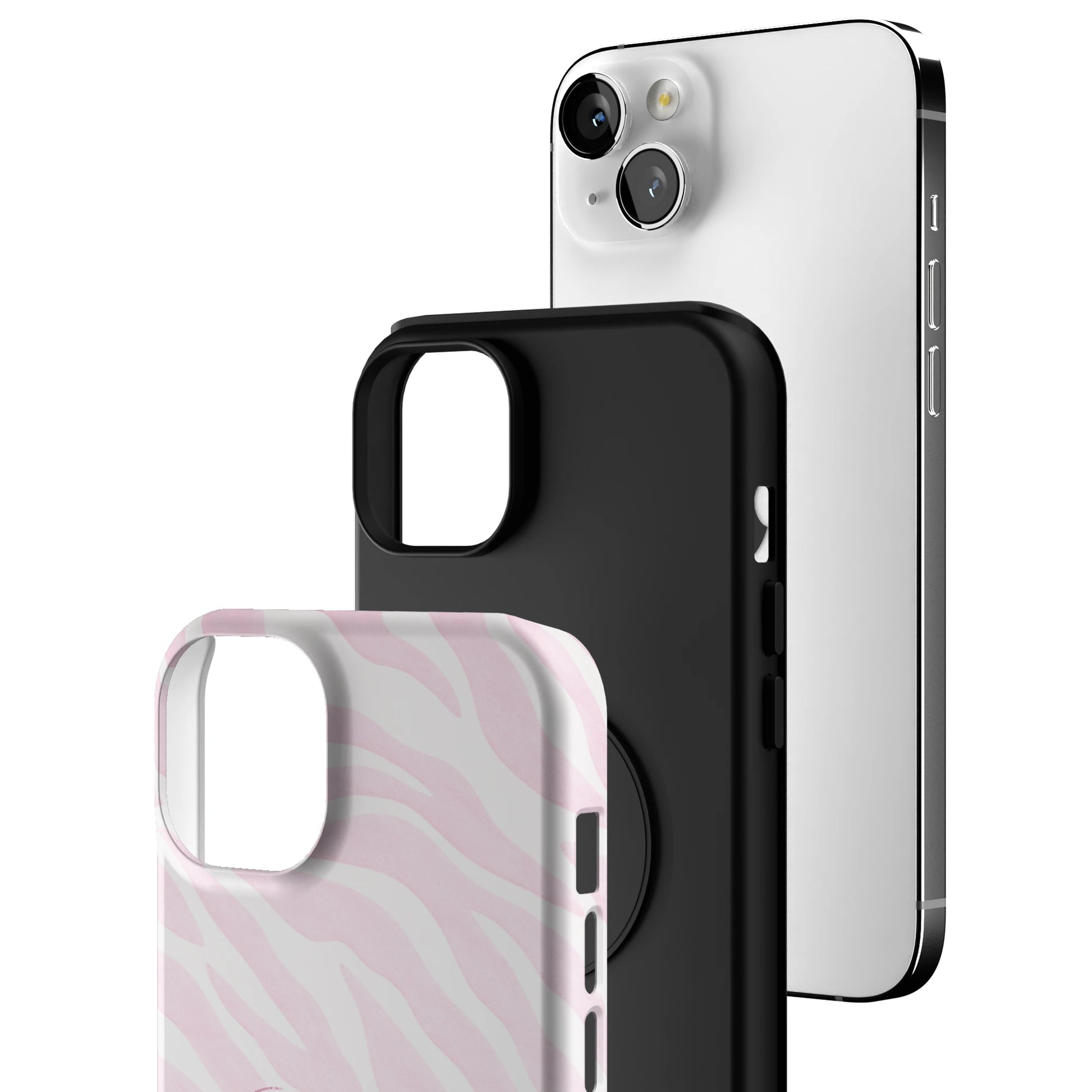 Spoiled Pink Zebra iPhone Case gallery - Iphone_14_Mini_Air_Plus_3