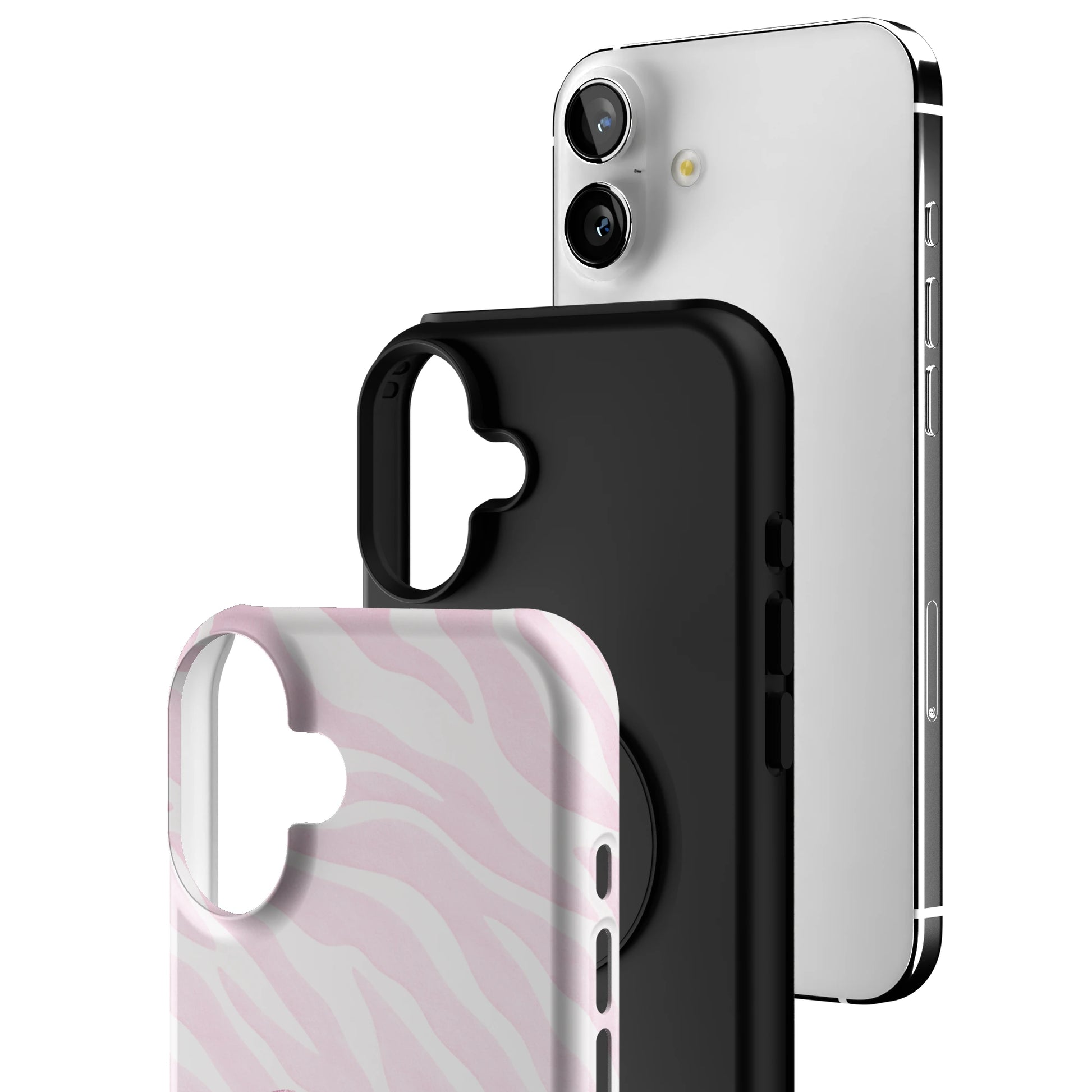 Spoiled Pink Zebra iPhone Case gallery - Iphone_16_Mini_Air_Plus_3