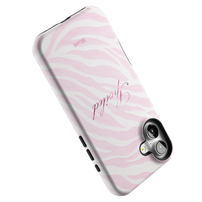Spoiled Pink Zebra iPhone Case gallery - Iphone_16_Mini_Air_Plus_5