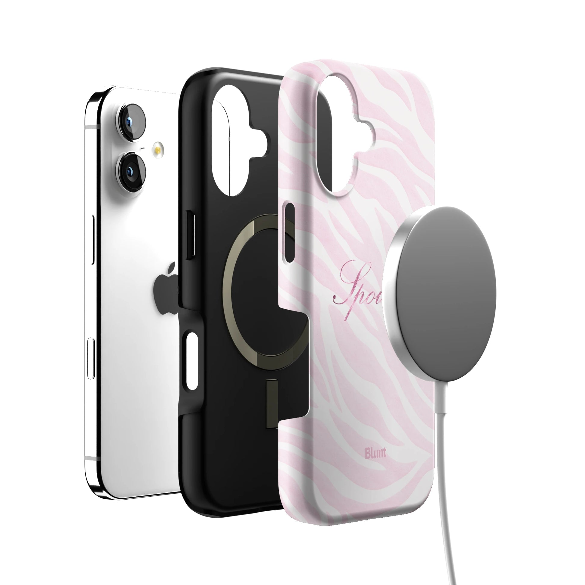 Spoiled Pink Zebra iPhone Case gallery - Iphone_17_Iphone_4
