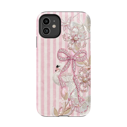 Striped Grace iPhone Case