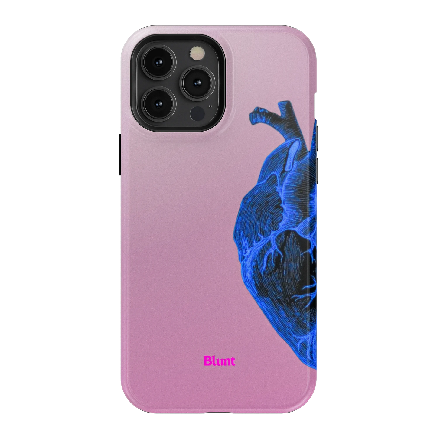 Anatomy Heart Blue iPhone Case