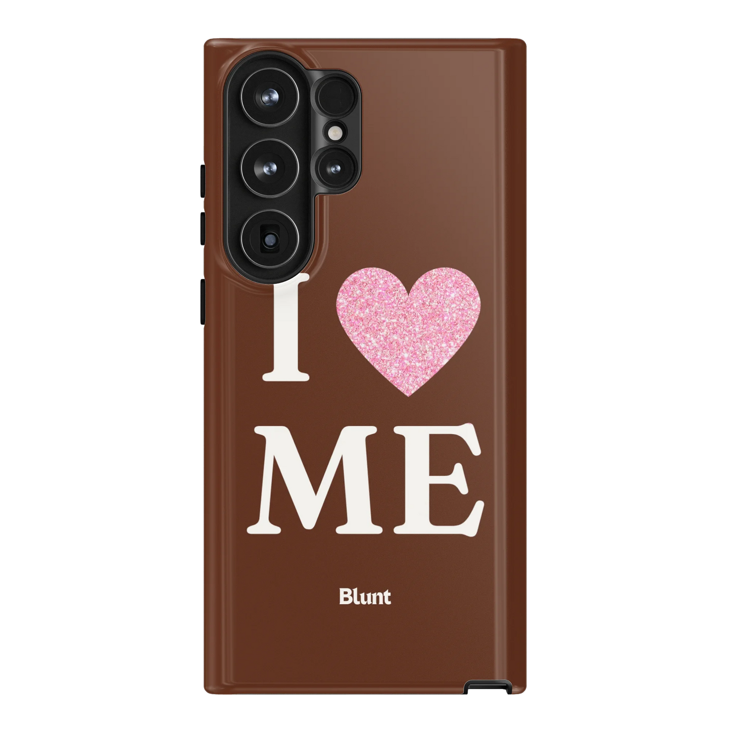 Brown I Love Me Samsung Case