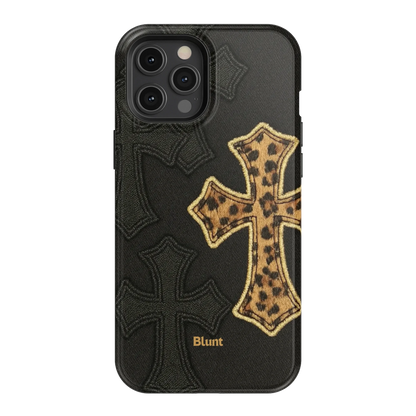 Cheetah Cross iPhone Case