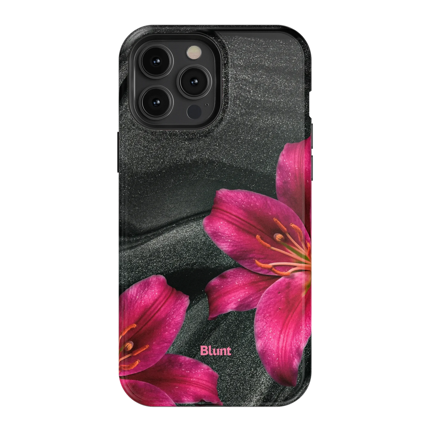 Midnight Petals iPhone Case