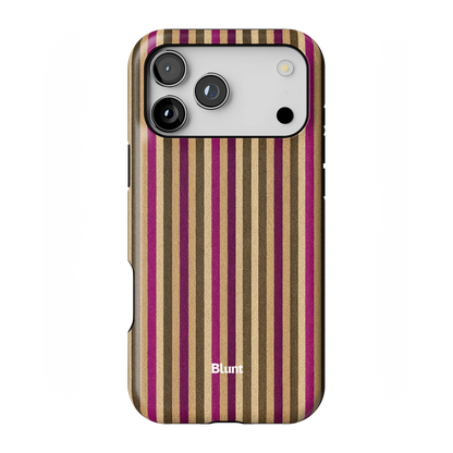 Pecan Stripe iPhone Case