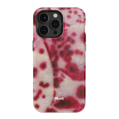 Crimson Veil iPhone Case