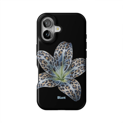 Blue-Leopard-Bloom-iphone-case-iPhone 16-1