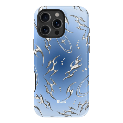 Blue Cyber iPhone Case
