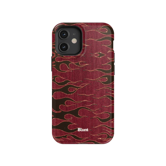 Crimson Fire iPhone Case