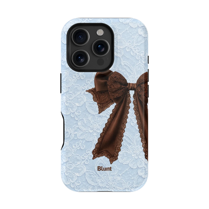 Bleu Bow iPhone Case