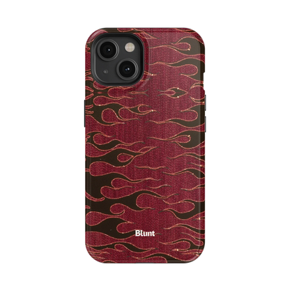 Crimson Fire iPhone Case