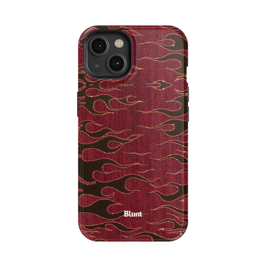 Crimson Fire iPhone Case