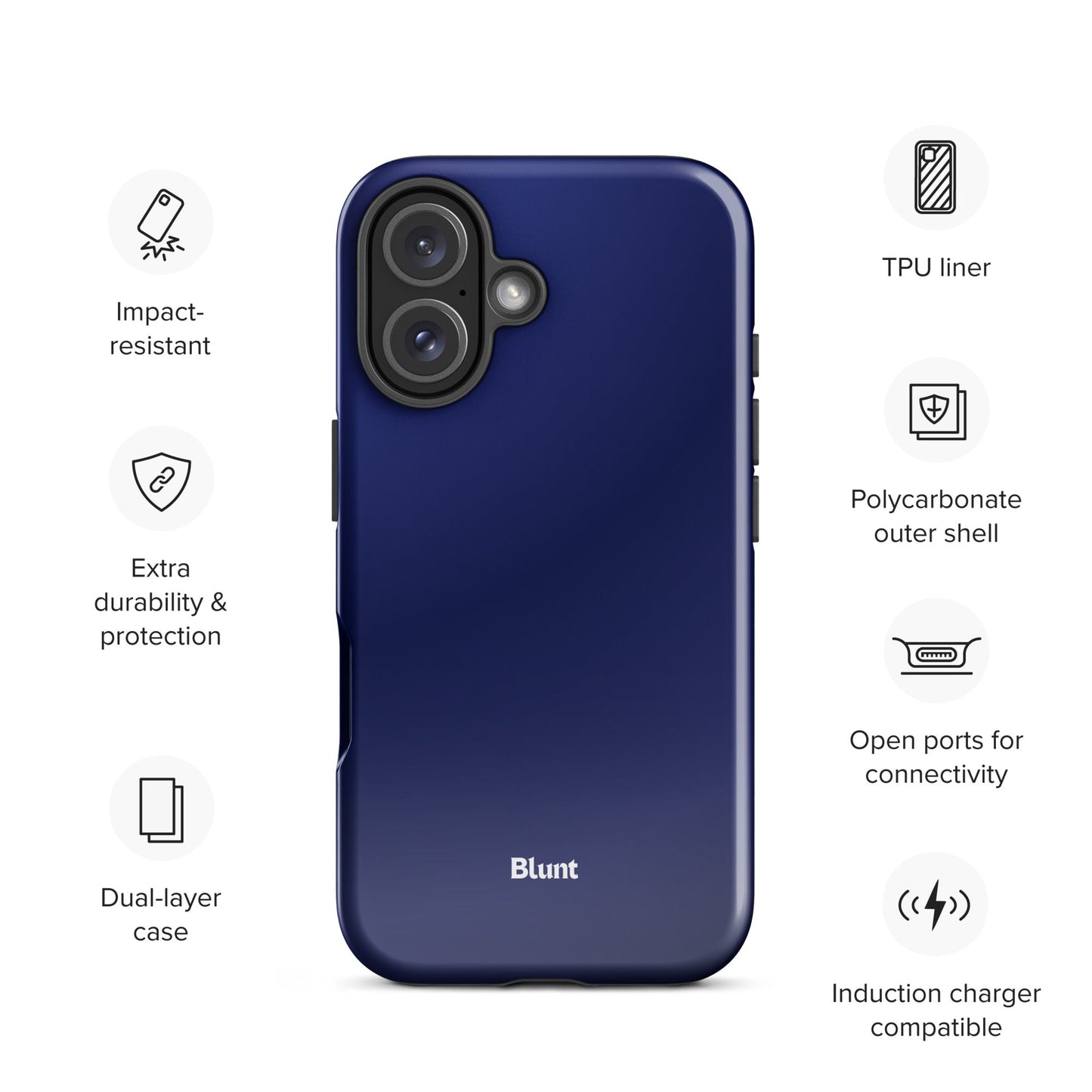 Storm Blue iPhone Case - Blunt Cases