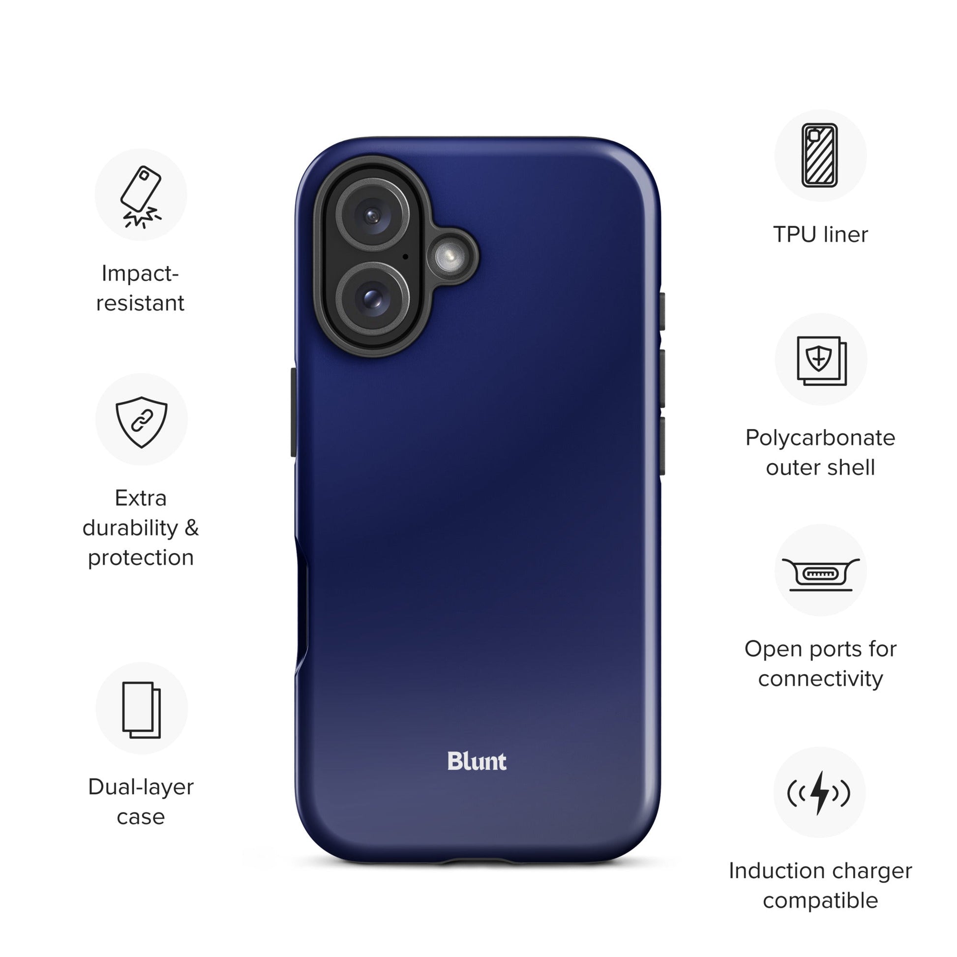 Storm Blue iPhone Case - Blunt Cases