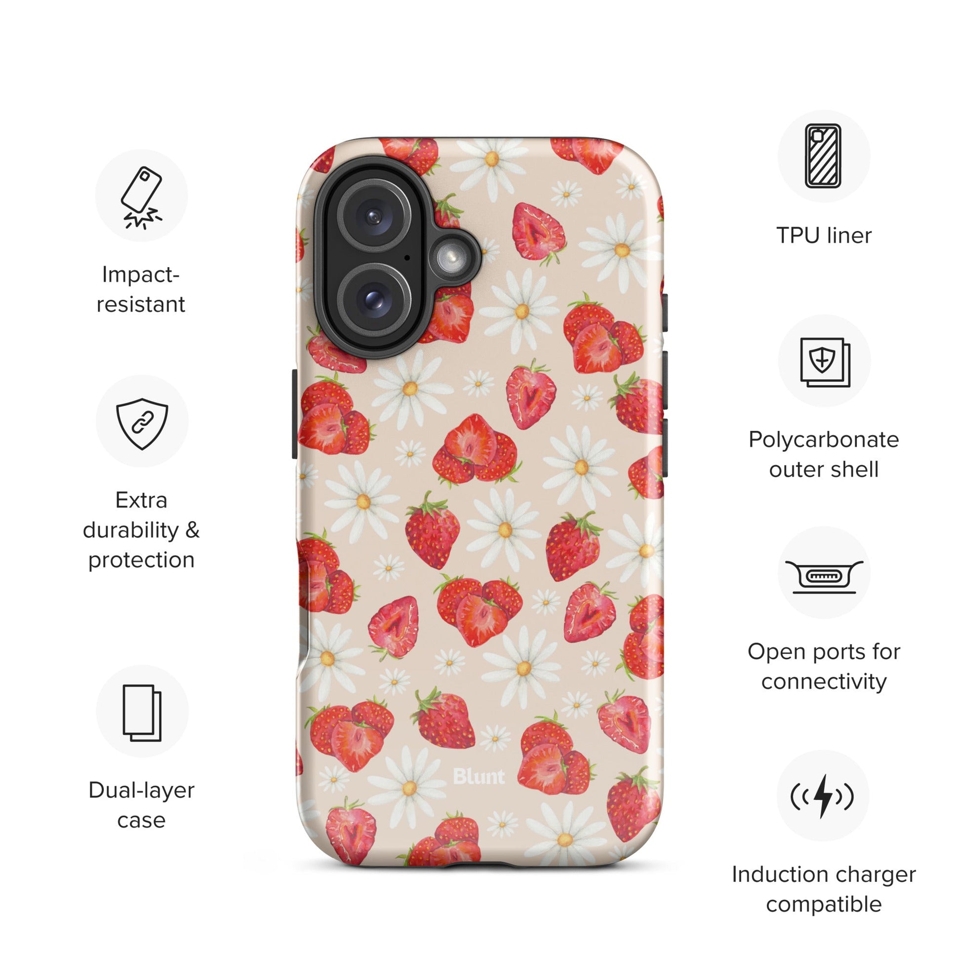 Strawberry Field iPhone Case - Blunt Cases