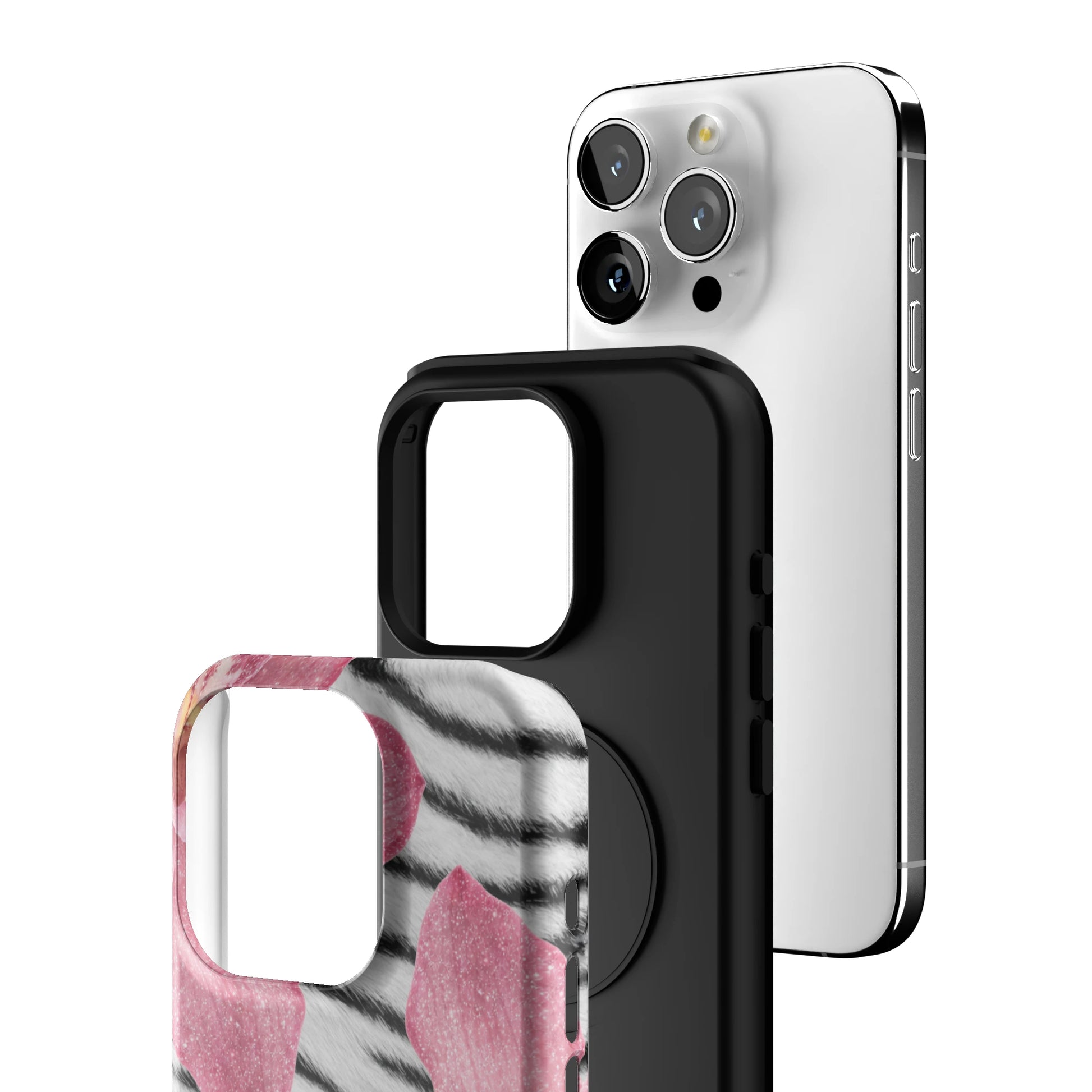 Striped Blossom iPhone Case gallery - Iphone_15_Pro_3