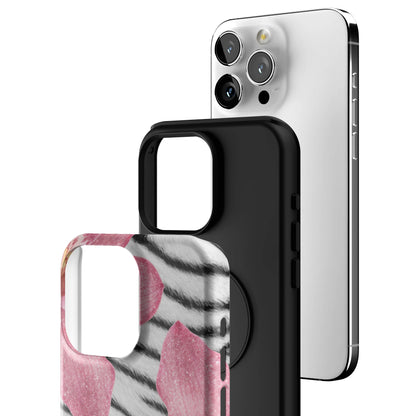 Striped Blossom iPhone Case gallery - Iphone_15_Pro_Max_3