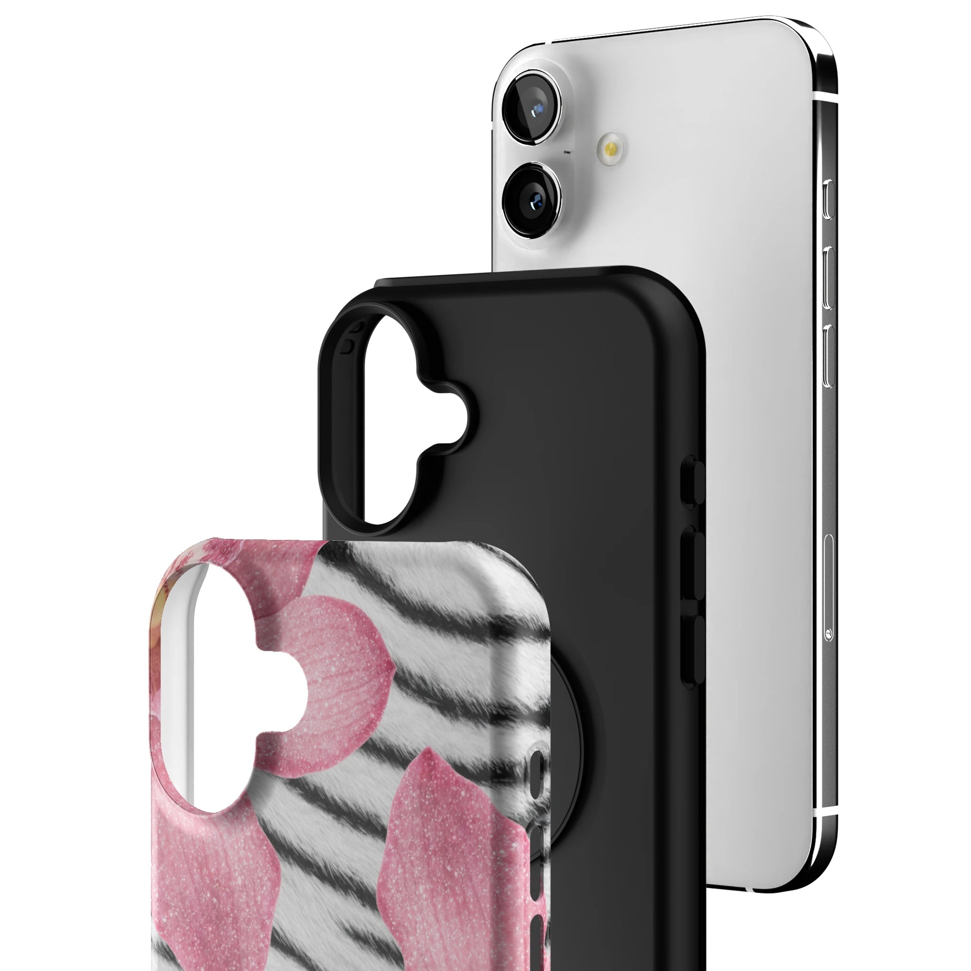 Striped Blossom iPhone Case gallery - Iphone_16_Mini_Air_Plus_3