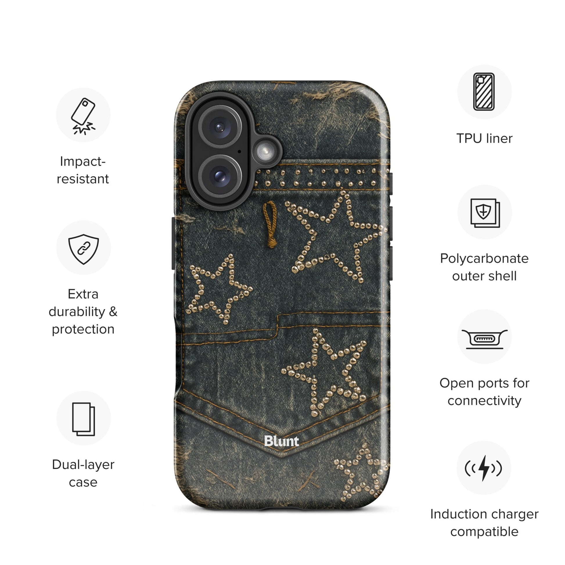 Studded iPhone Case - Blunt Cases