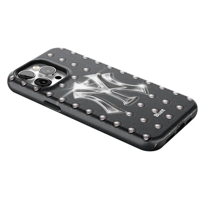 Studded Newyorker iPhone Case gallery - Iphone_15_Pro_Max_2