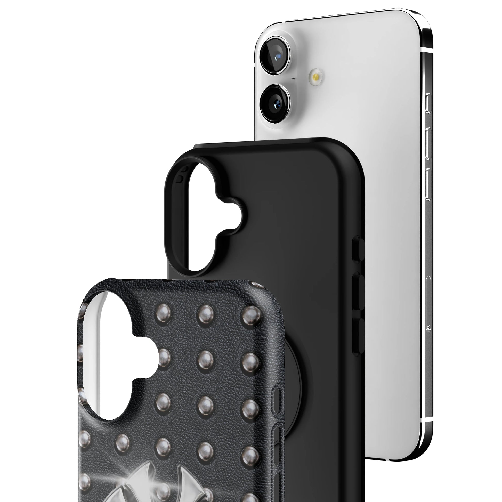 Studded Newyorker iPhone Case gallery - Iphone_16_Mini_Air_Plus_3