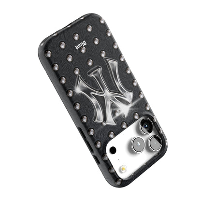 Studded Newyorker iPhone Case gallery - Iphone_17_Pro_5