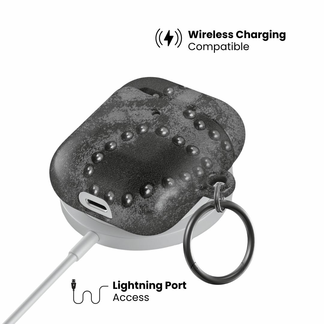 Studded Noir AirPod Case - Blunt Cases