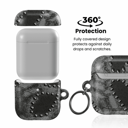 Studded Noir AirPod Case - Blunt Cases