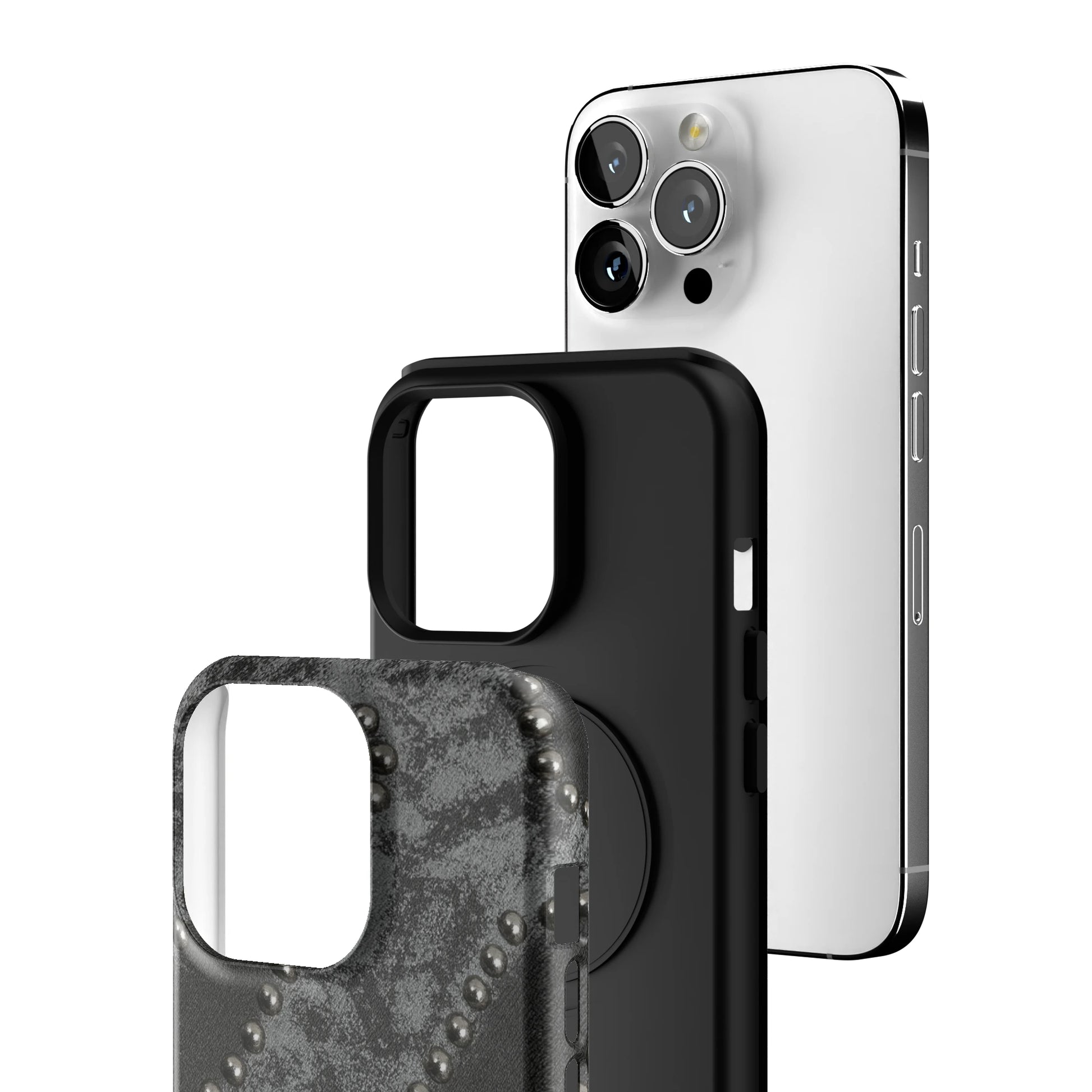 Studded Noir iPhone Case gallery - Iphone_13_Pro_3