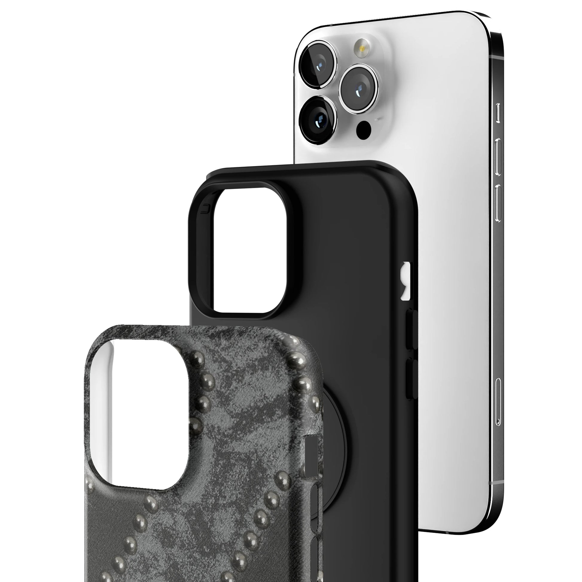 Studded Noir iPhone Case gallery - Iphone_13_Pro_Max_3