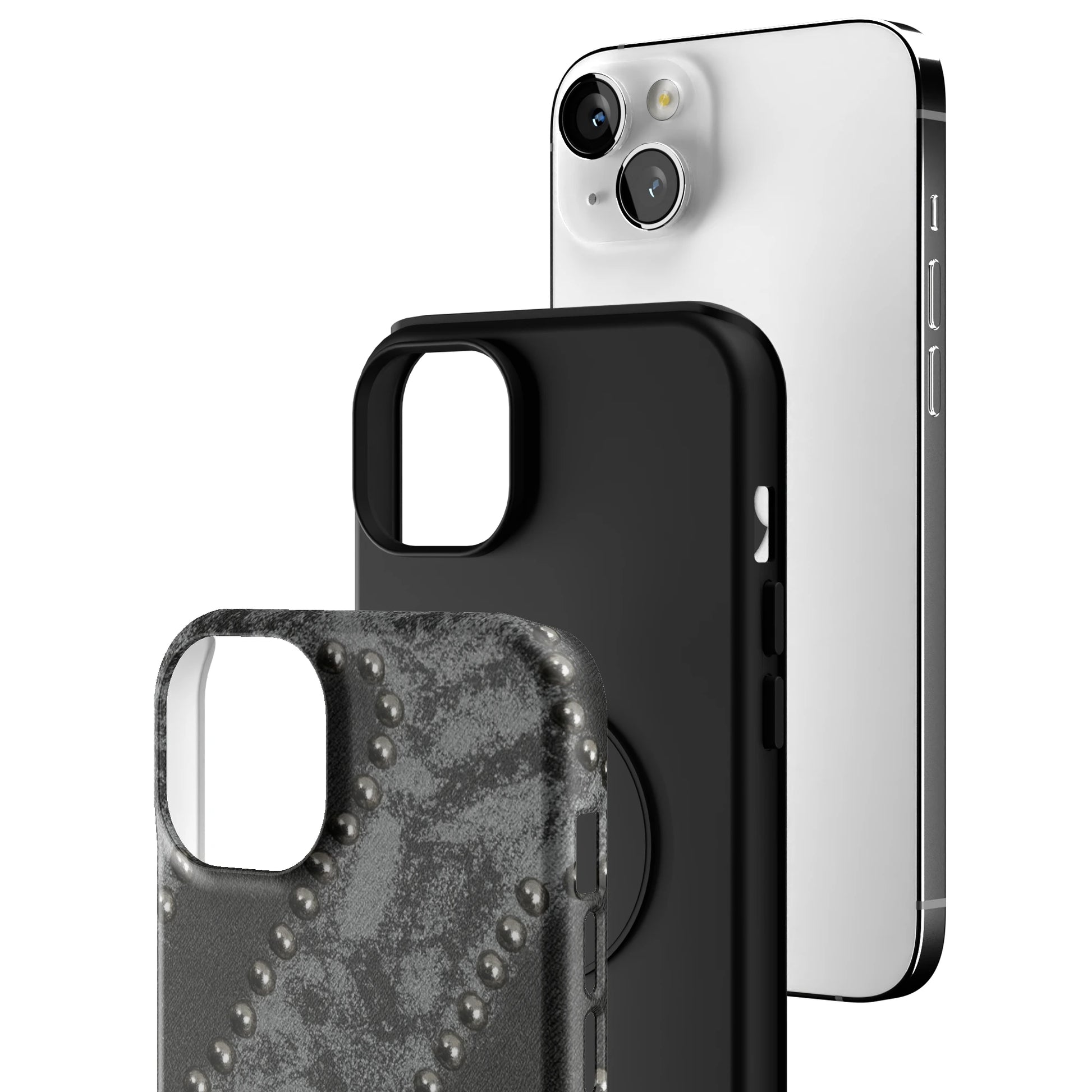 Studded Noir iPhone Case gallery - Iphone_14_Mini_Air_Plus_3