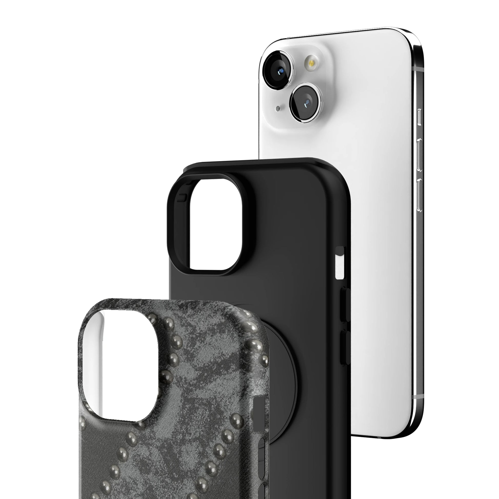 Studded Noir iPhone Case gallery - Iphone_15_Iphone_3