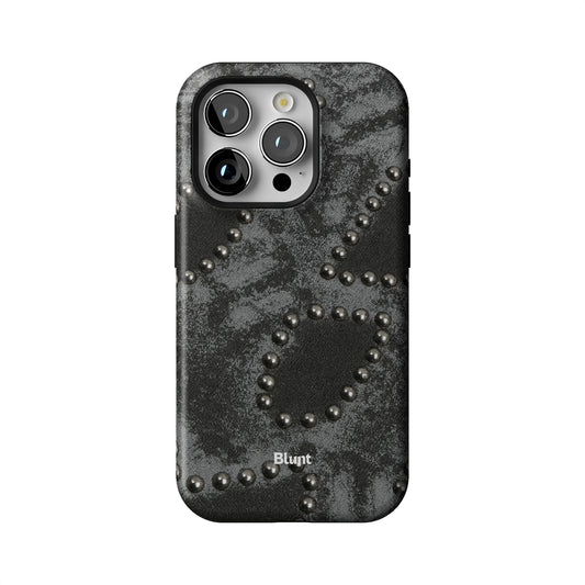 Studded Noir iPhone Case gallery - Iphone_15_Pro_1