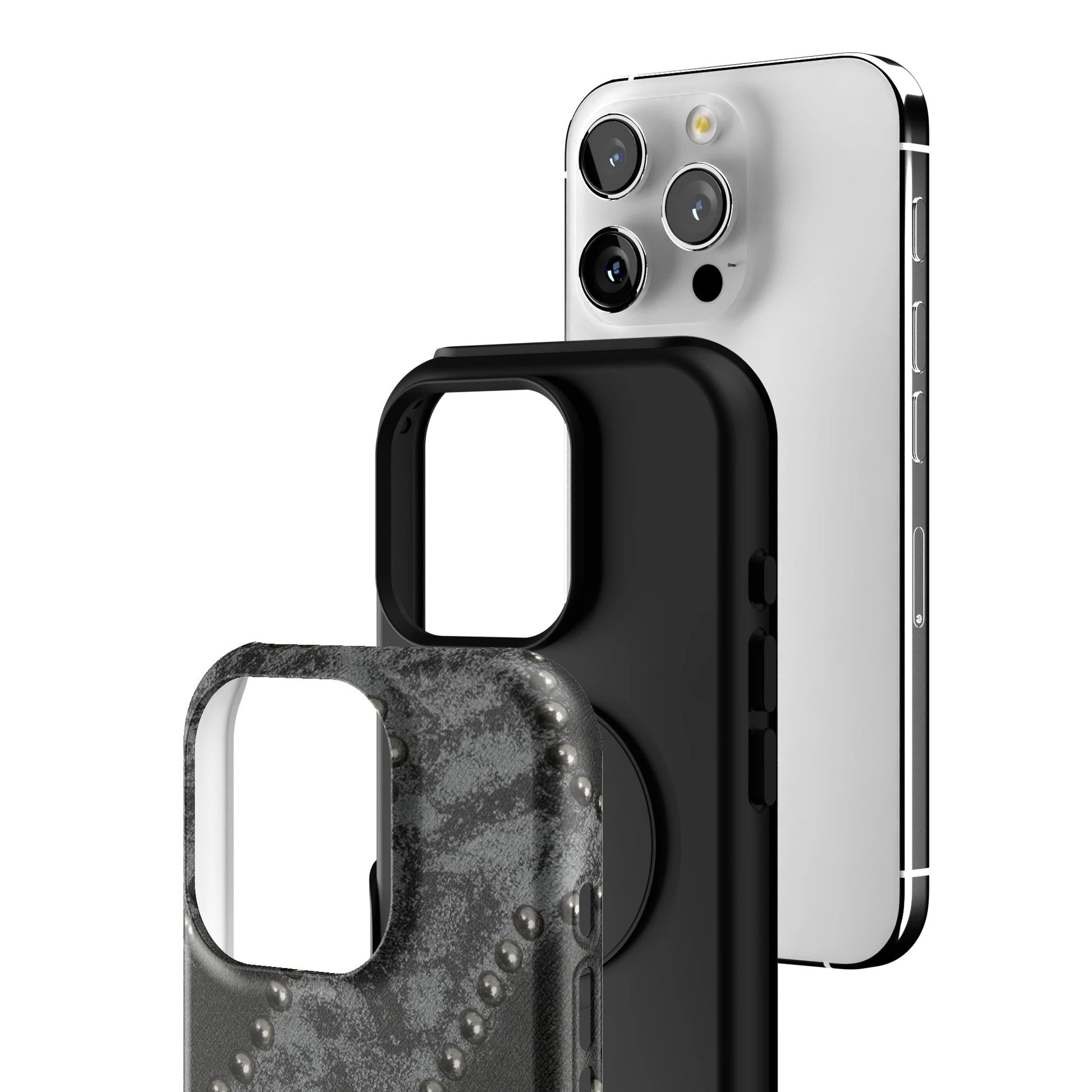 Studded Noir iPhone Case gallery - Iphone_16_Pro_3