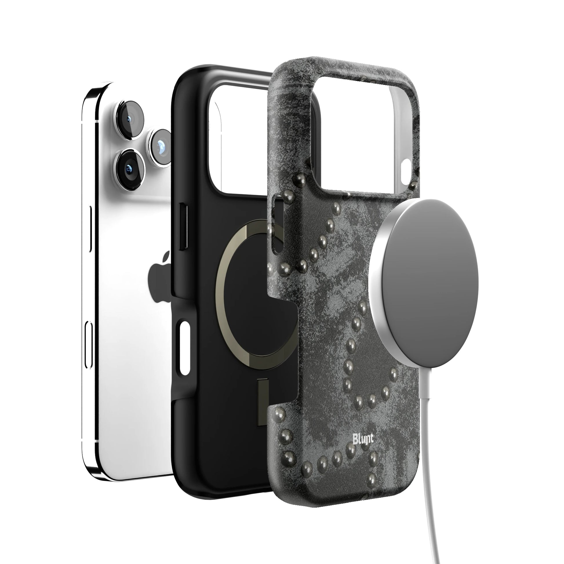 Studded Noir iPhone Case gallery - Iphone_17_Pro_4
