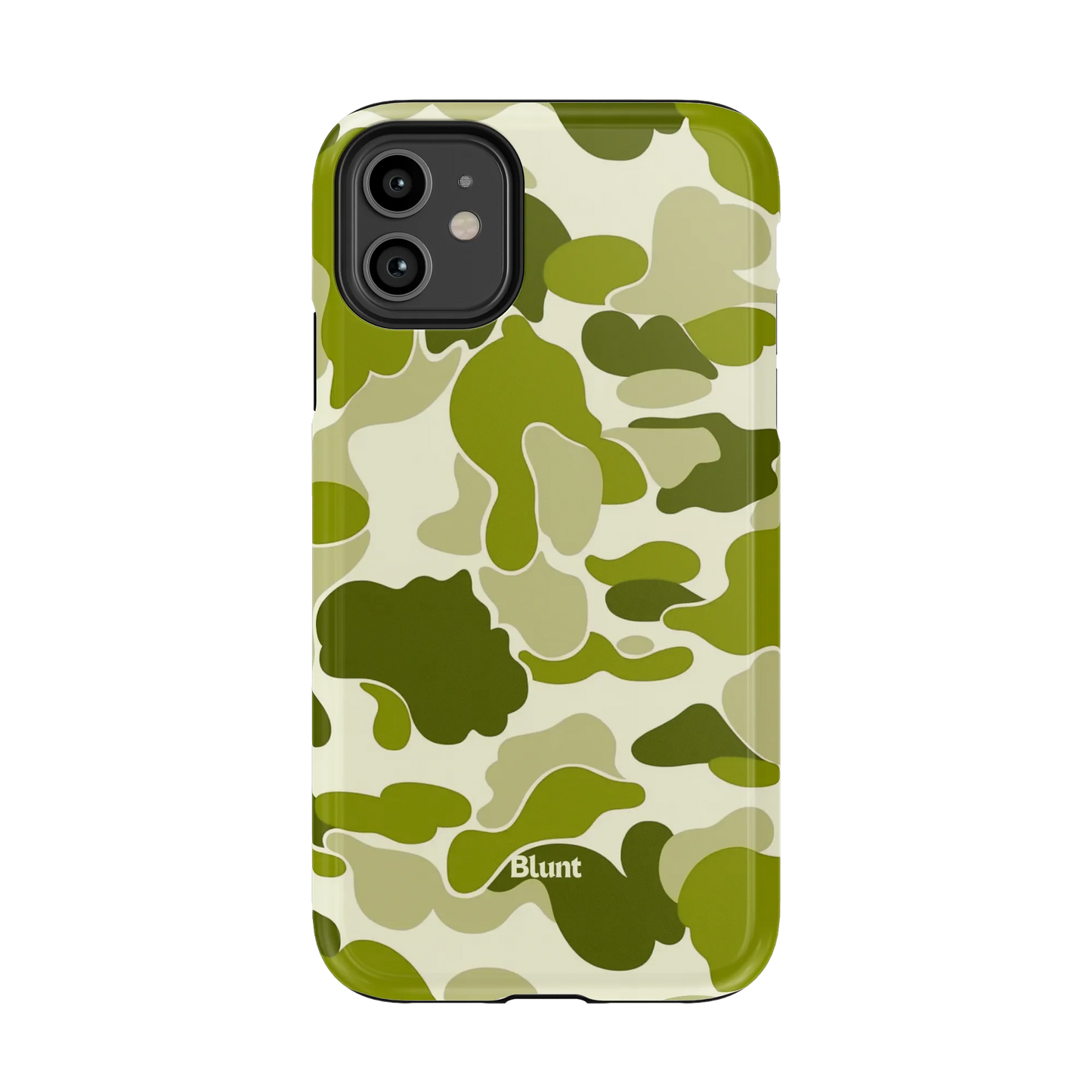 Lime Camo iPhone Case